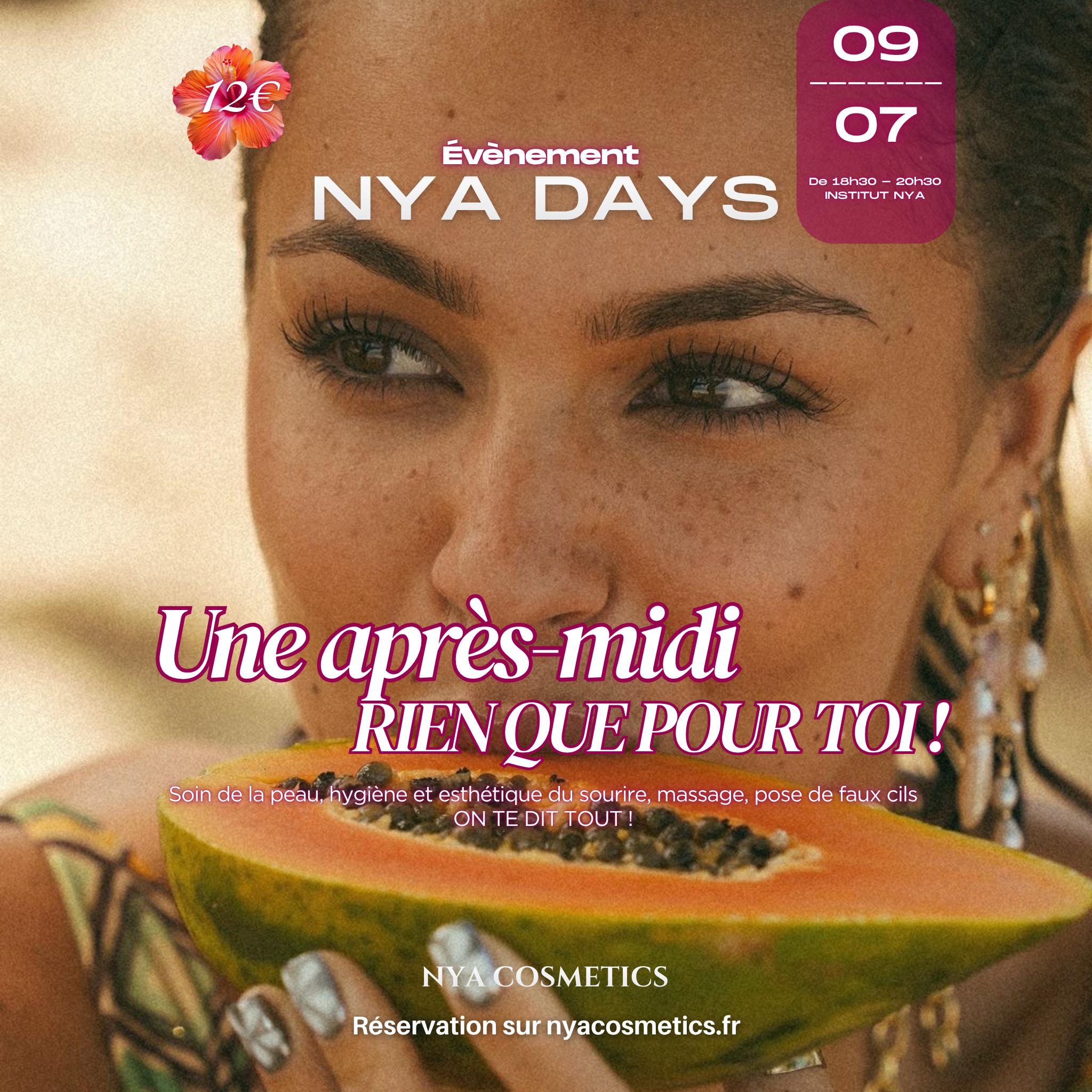 NYA DAYS : soirée beauté privée entre femmes dans l'Yonne