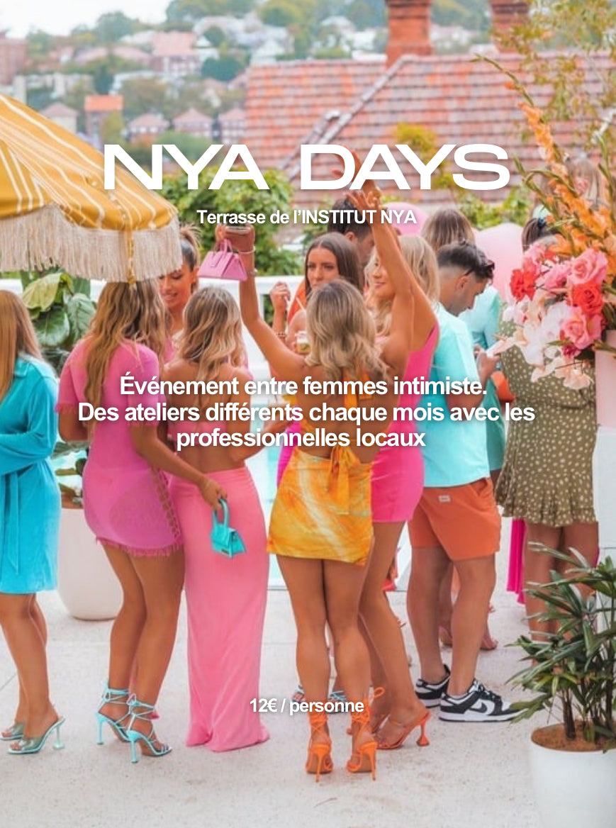 affiche-nya-days-evenement-beaute-intimiste-entre-femmes-ateliers-professionnelles-locales-yonne-terrasse-institut-nya-12-euros